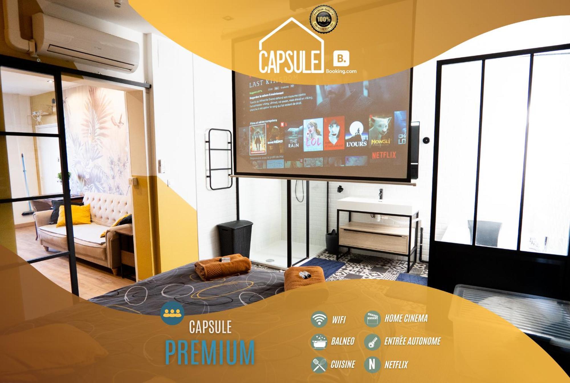 Capsule Premium Balneo & Home Cinema Валансьен Экстерьер фото